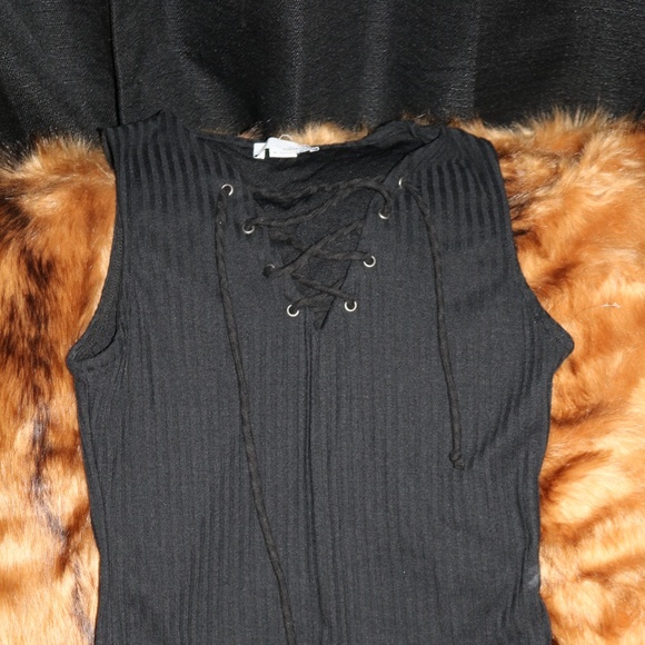 Ten Sixty Sherman black bodysuit - Picture 1 of 3